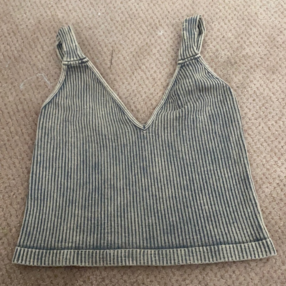 Free people ribbed crop top